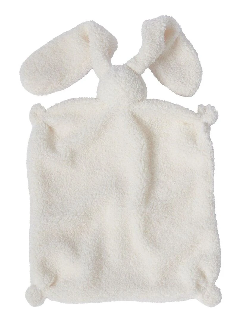 Doudou lapin   Blanc