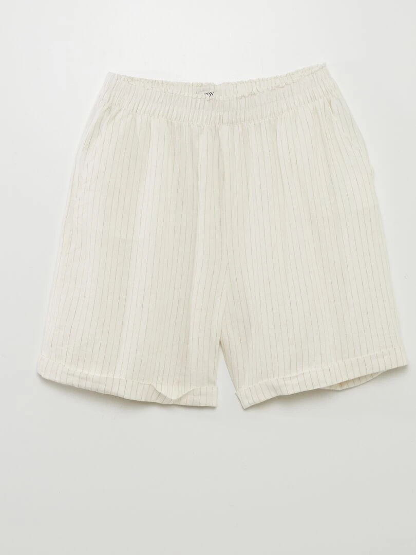 Short léger Blanc