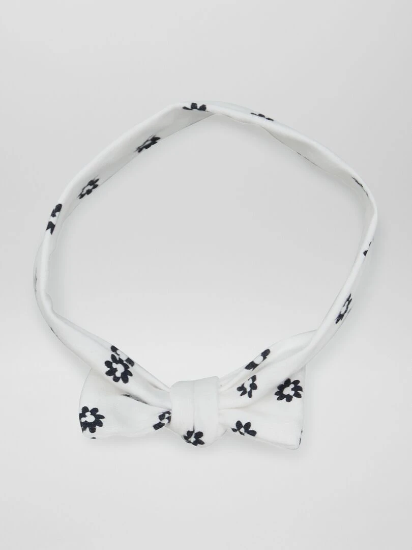Bandeau avec nœud 'Disney'   Blanc/noir