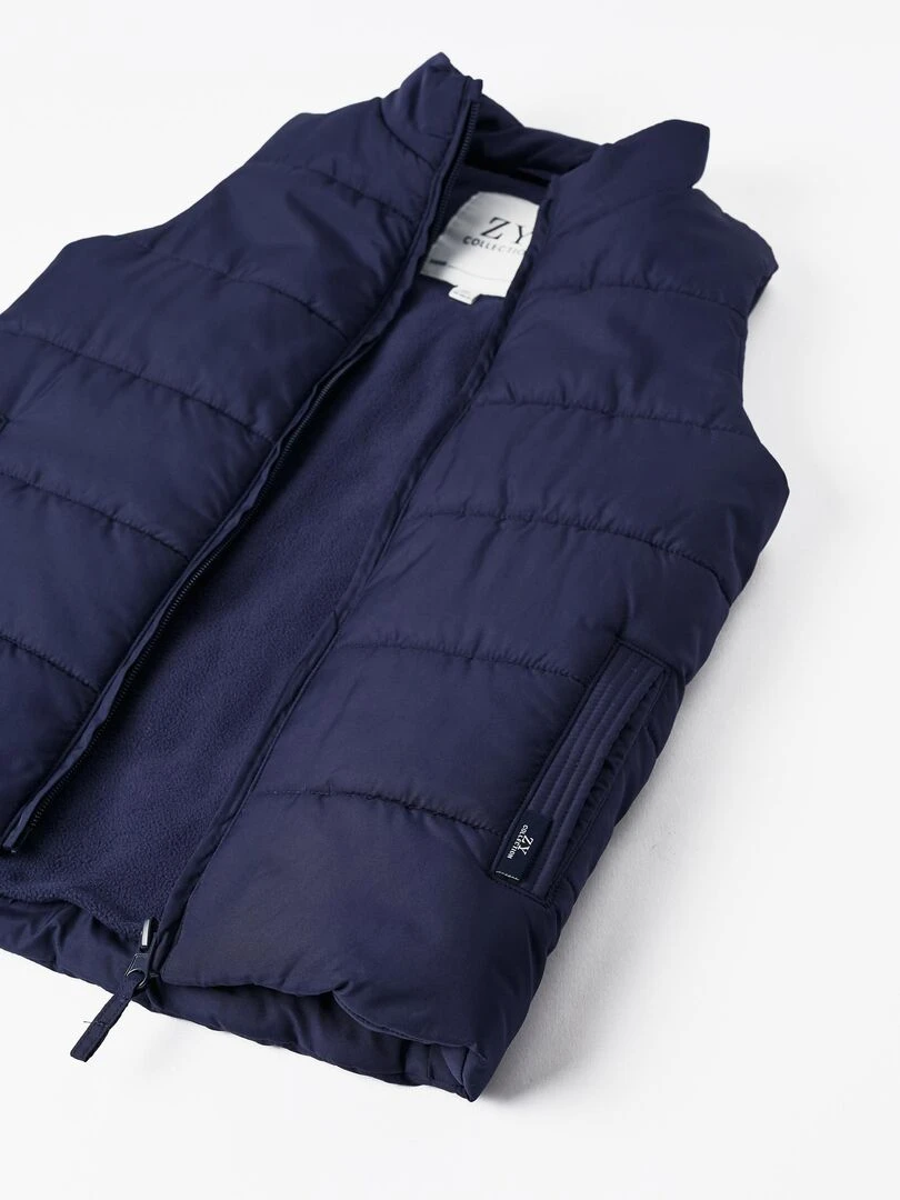 Gilet matelassé avec doublure polaire pour garçon  ROYALS OFF DUTY   Bleu foncé
