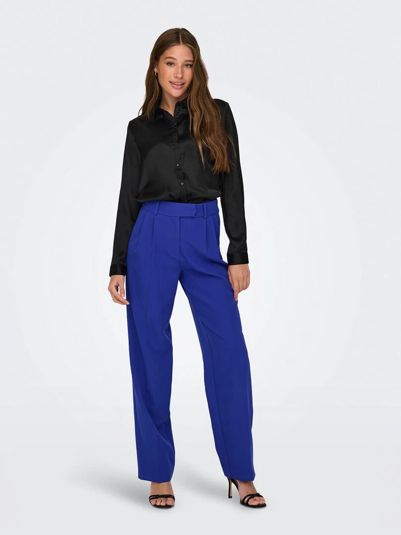 Chemisier en satin 'JDY' noir
