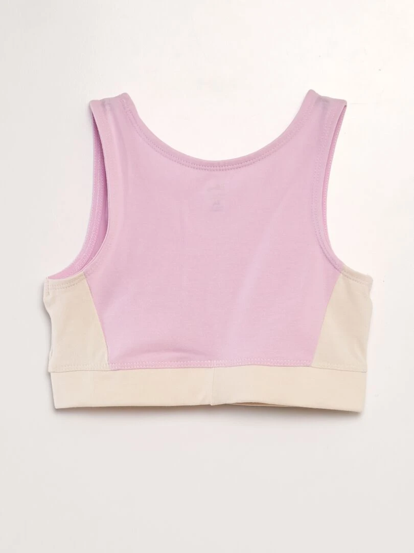 Brassière de sport 'Minnie et Daisy'   Rose