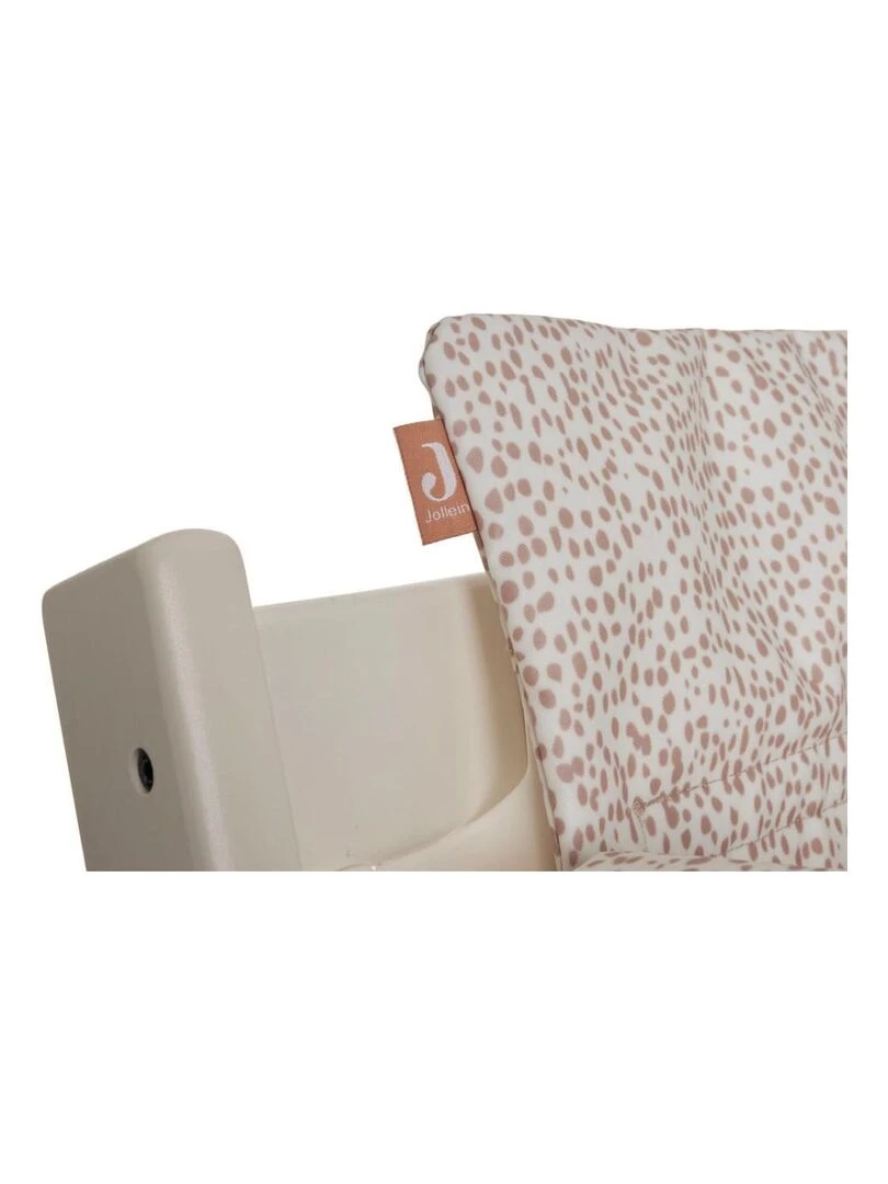 Coussin de siège pour chaise évolutive Dotted Biscuit   Jollein   Marron