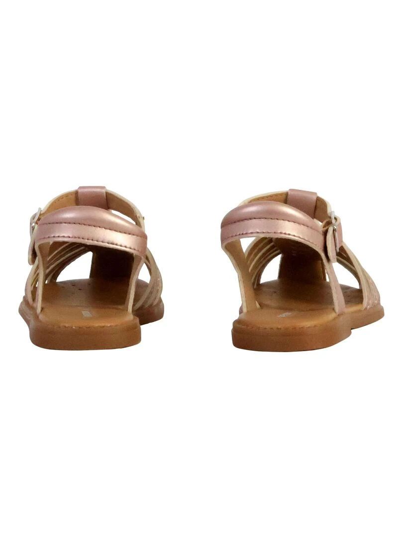 Sandales Cuir Enfant Geox Karly   Rose