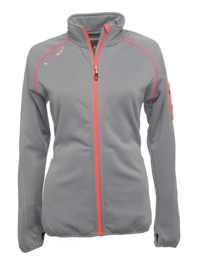 Blouson polarshell femme AMANO Gris