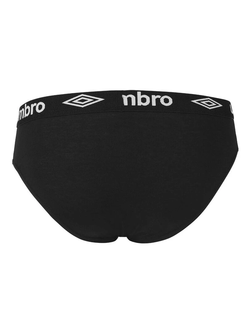Lot de 5 slips coton homme Umbro   Noir