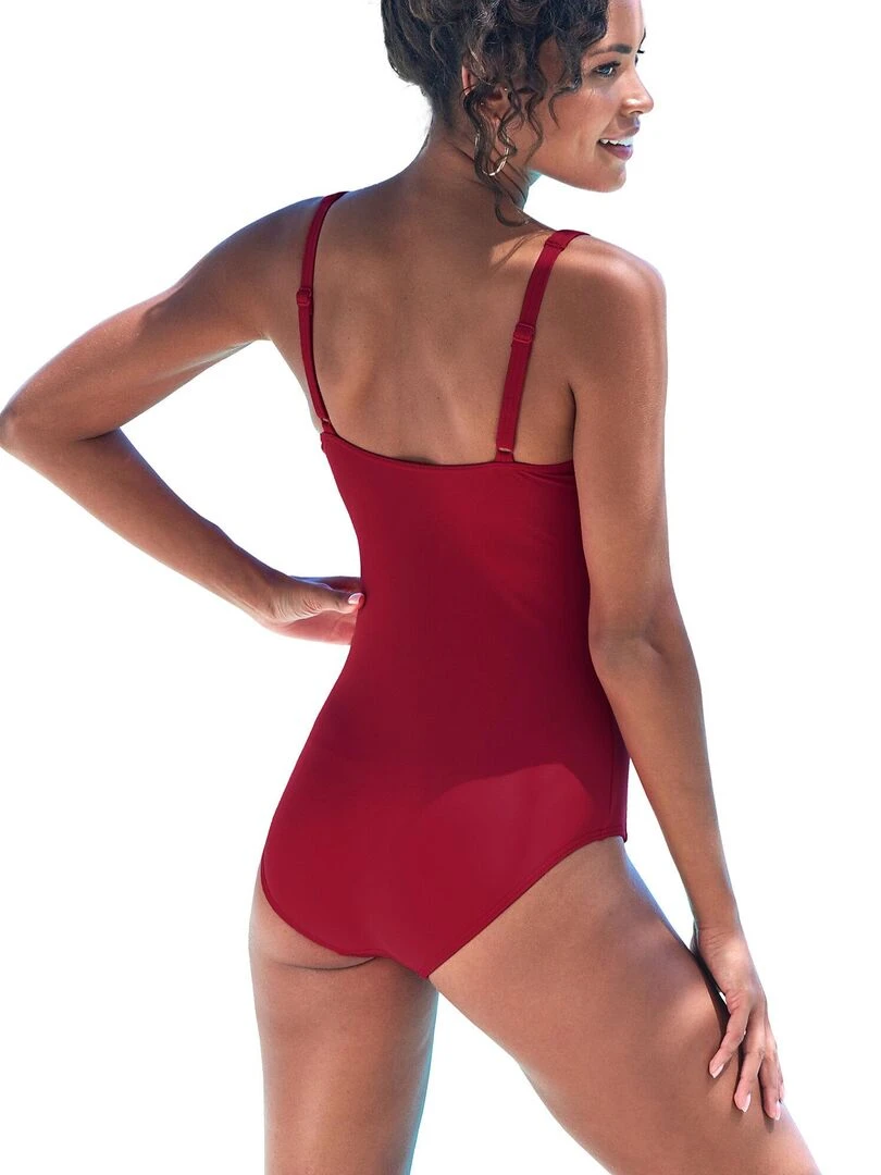 Maillot de bain amincissant 1 pièce TK 5 B à E Rouge