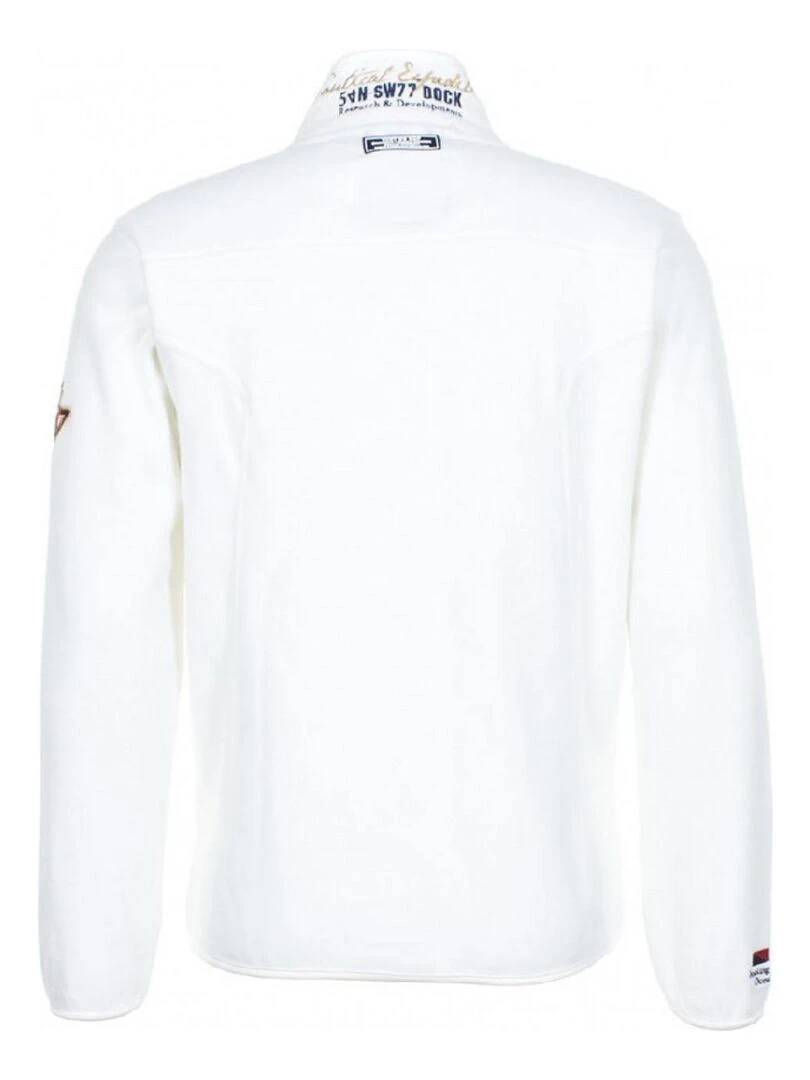 Blouson polaire garçon ECAUBIN VENT DU CAP Blanc