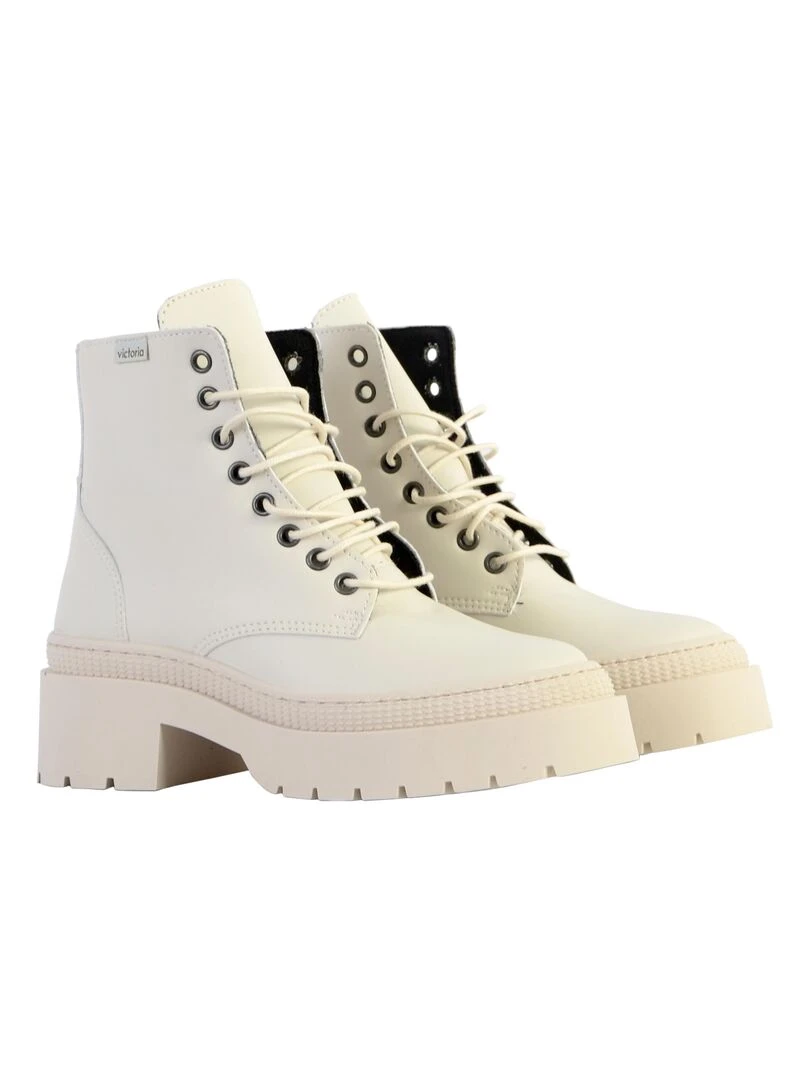 Bottine Montante Victoria   Beige