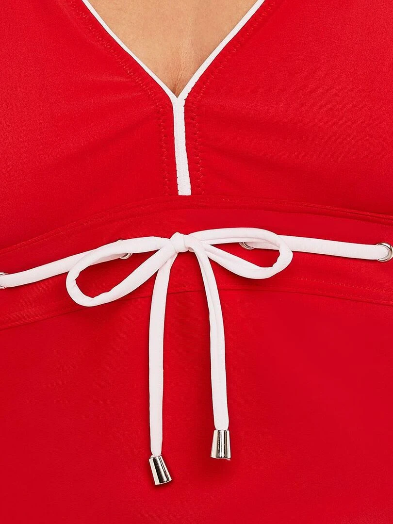 Tankini SUD   Brigitte Bardot Bain   Rouge