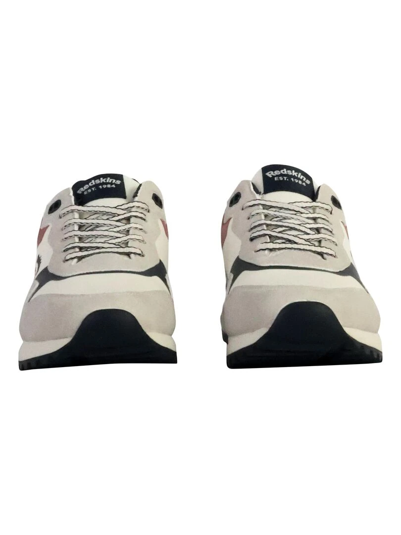 Basket à Lacets Redskins Oster   Blanc
