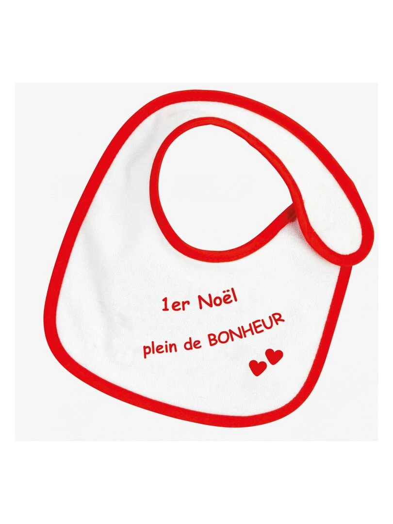 2 bavoirs bébé naissance   Rouge