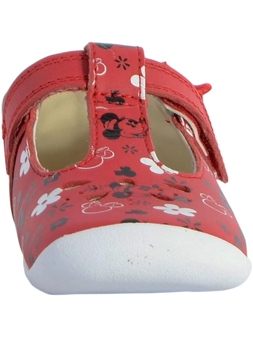 Ballerine Cuir Clarks Enfant Roamer Bow   Rouge