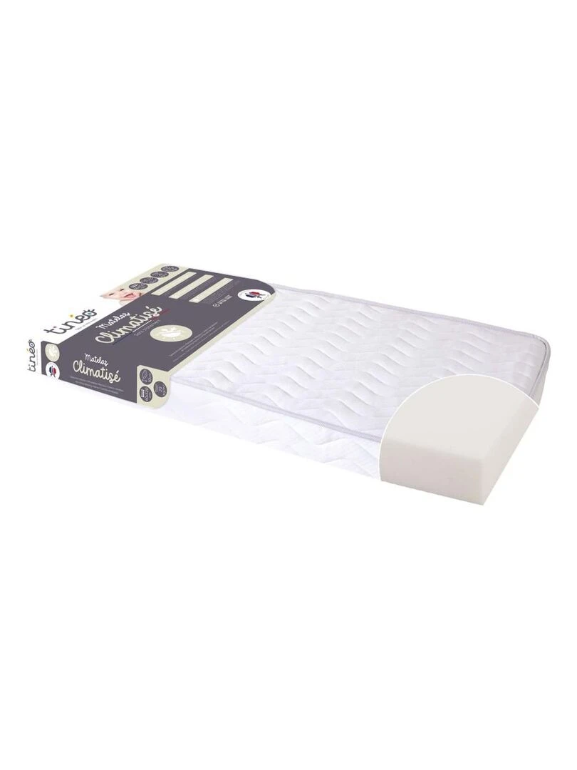 Matelas bébé Climatisé   Blanc
