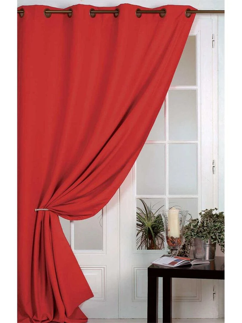 Rideau 80% occultant vu sur D&CO ! Rouge