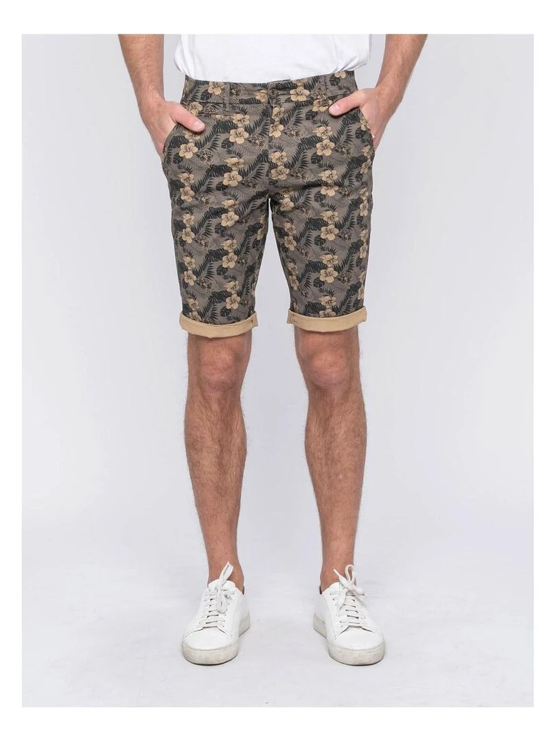 Bermuda chino motifs BOLMAK Gris