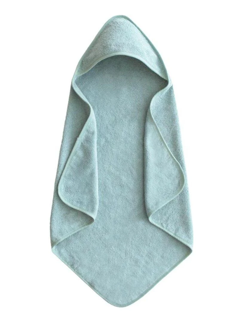 Cape de bain en coton bio Sea Mist Bleu