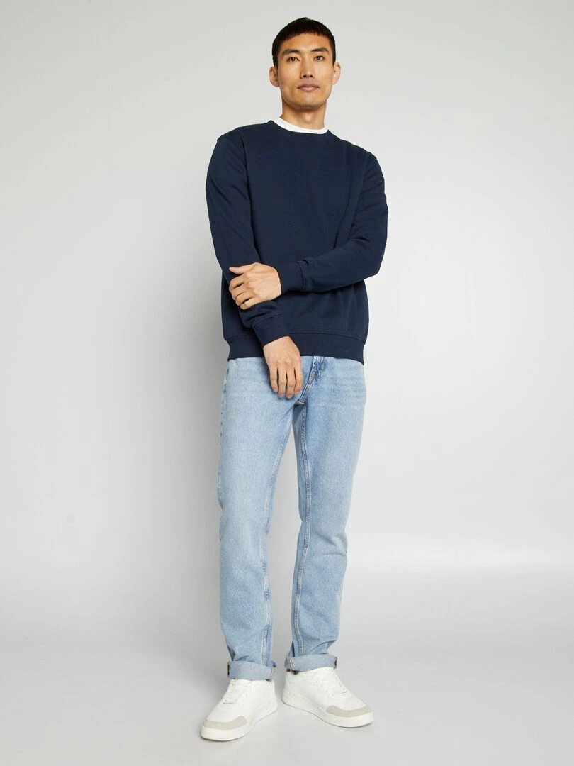 Lee Cooper   Jean coton straight LC122ZP   Bleu