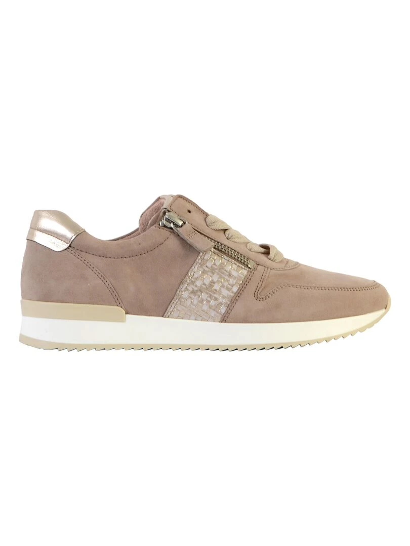 Basket Cuir Gabor Beige