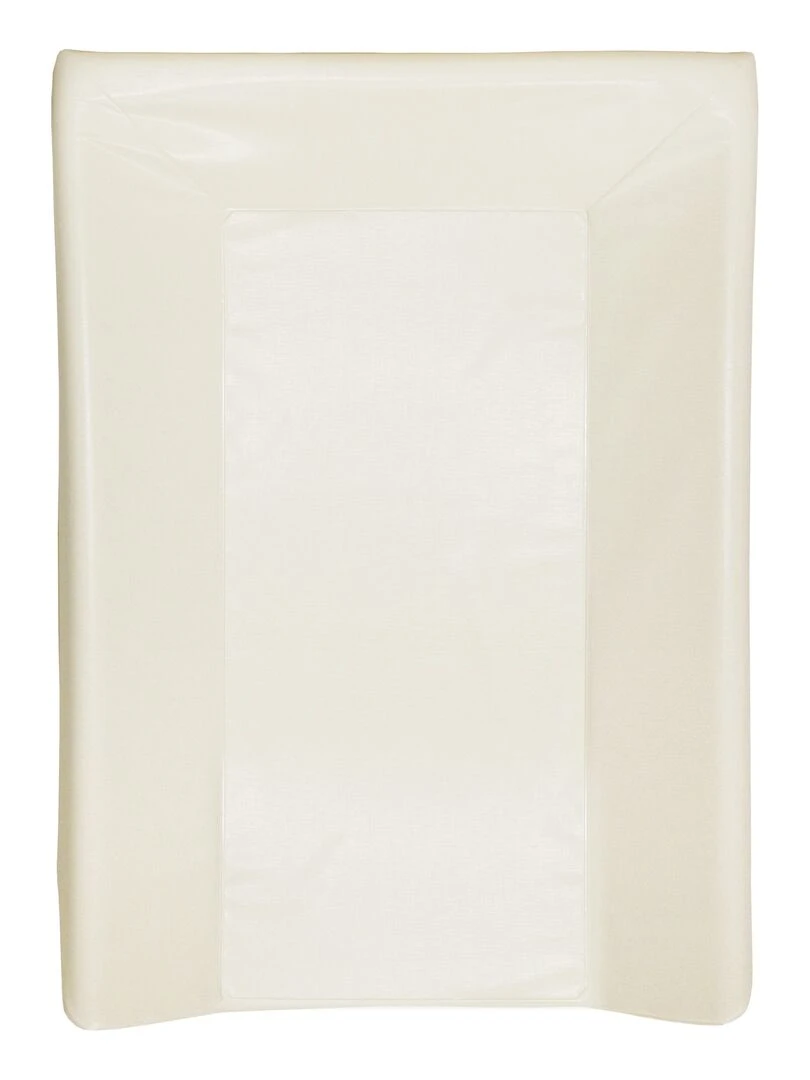 Matelas à langer luxe en PVC 50x70 cm Écru Beige