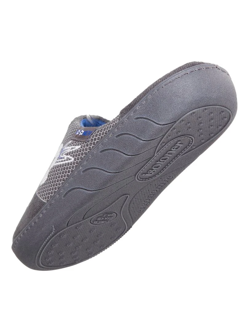 Chaussons mules Junior Foot Gris   Gris