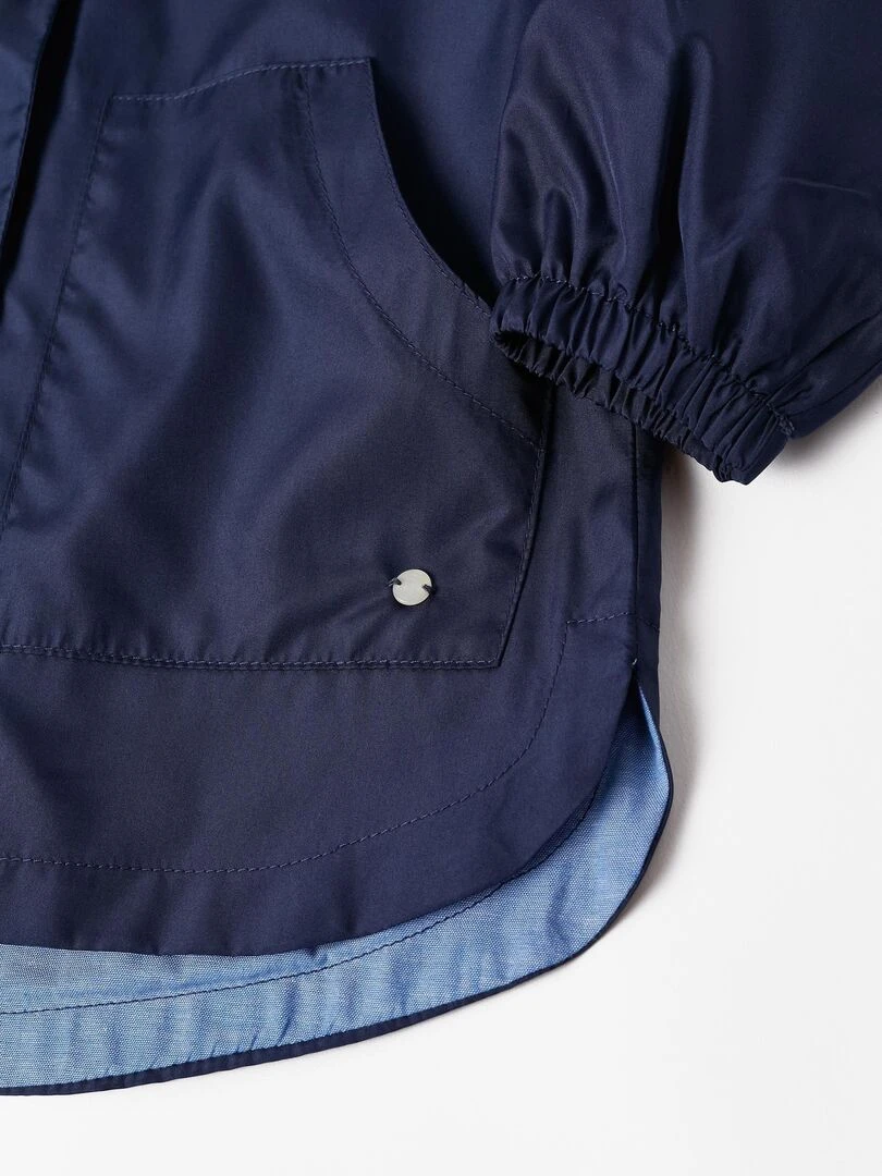 Parka avec Capuche pour Fille  ATLANTIC COMPANY   Bleu foncé