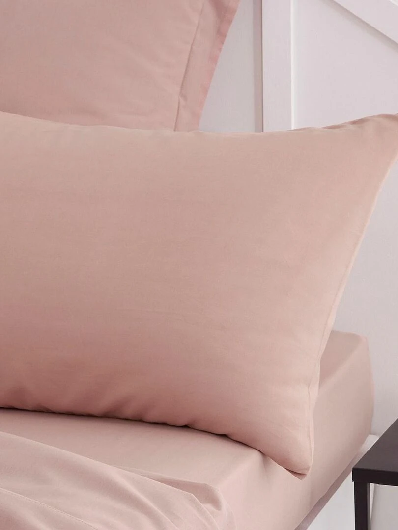 Drap housse uni 70x140 cm   Taupe   Gris taupe
