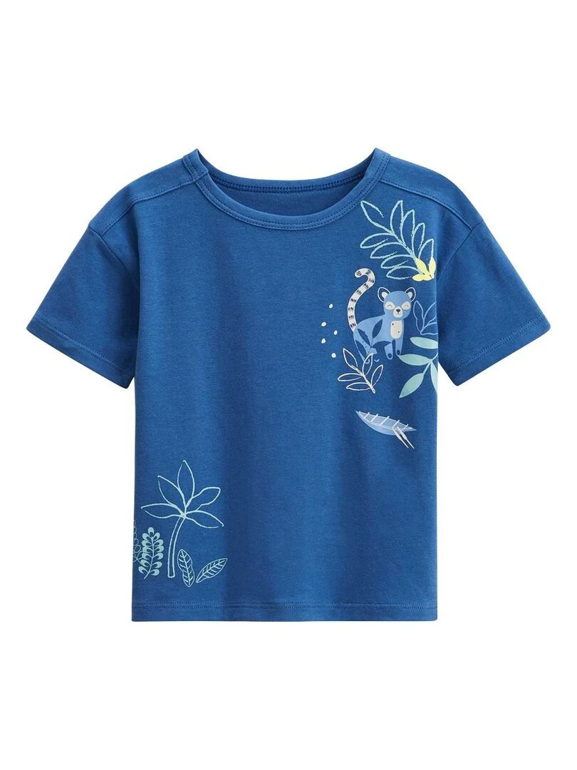 Lot de 2 t shirts bébé manches courtes Gamboa Bleu