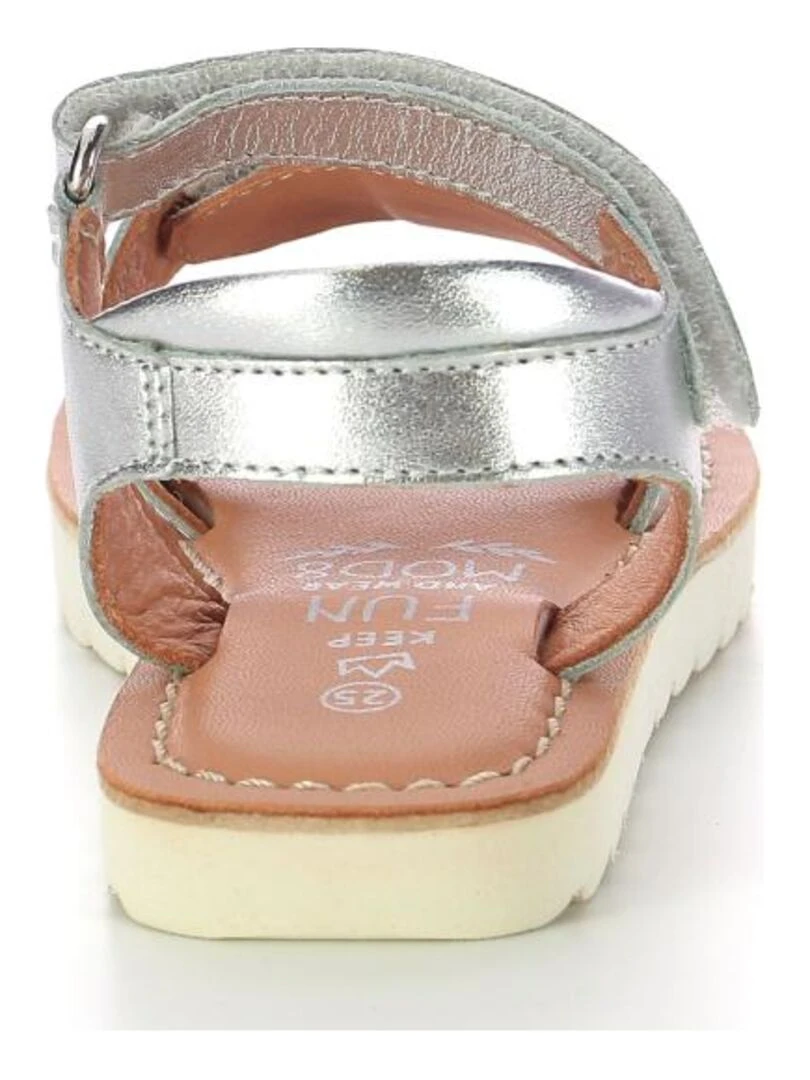 Sandales Cuir Jumrite   Argent