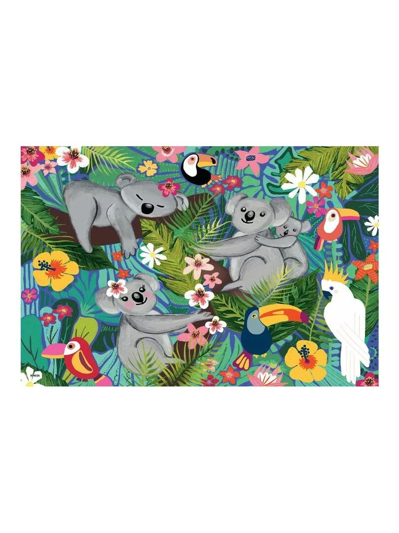 Puzzles 2x24 pieces koalas et paresseux N/A