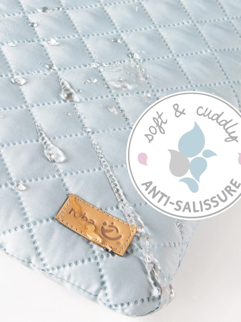 ROBA Matelas À Langer "roba Style"   85x75   Bleu Clair   Bleu