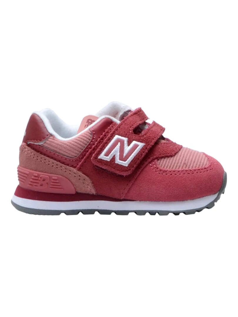 Basket Cuir Enfant New Balance 574 21à27 5 Rouge