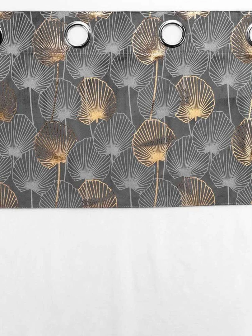 Panneau à oeillets Clairine   Gris