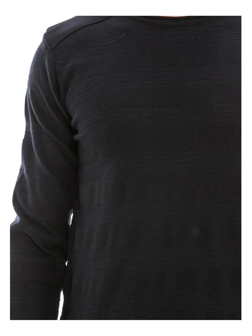 Pull col rond pur coton ADALYS   Bleu marine