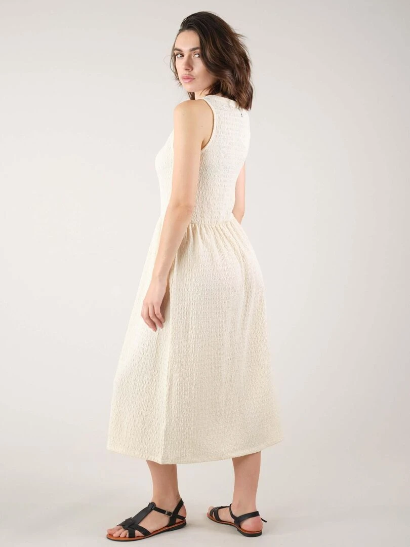 Robe sans manches pour femme 'Deeluxe'   Blanc