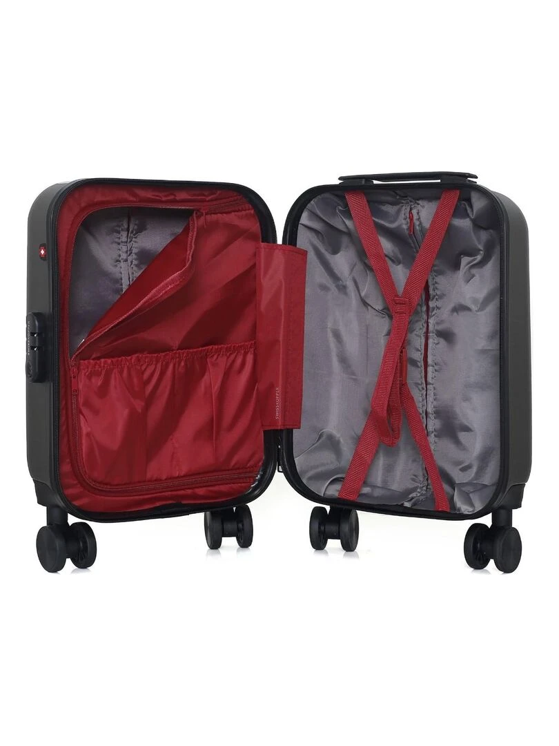 SWISS KOPPER   VALISE CABINE XS RÜTI 4 ROUES 46 CM   Gris foncé