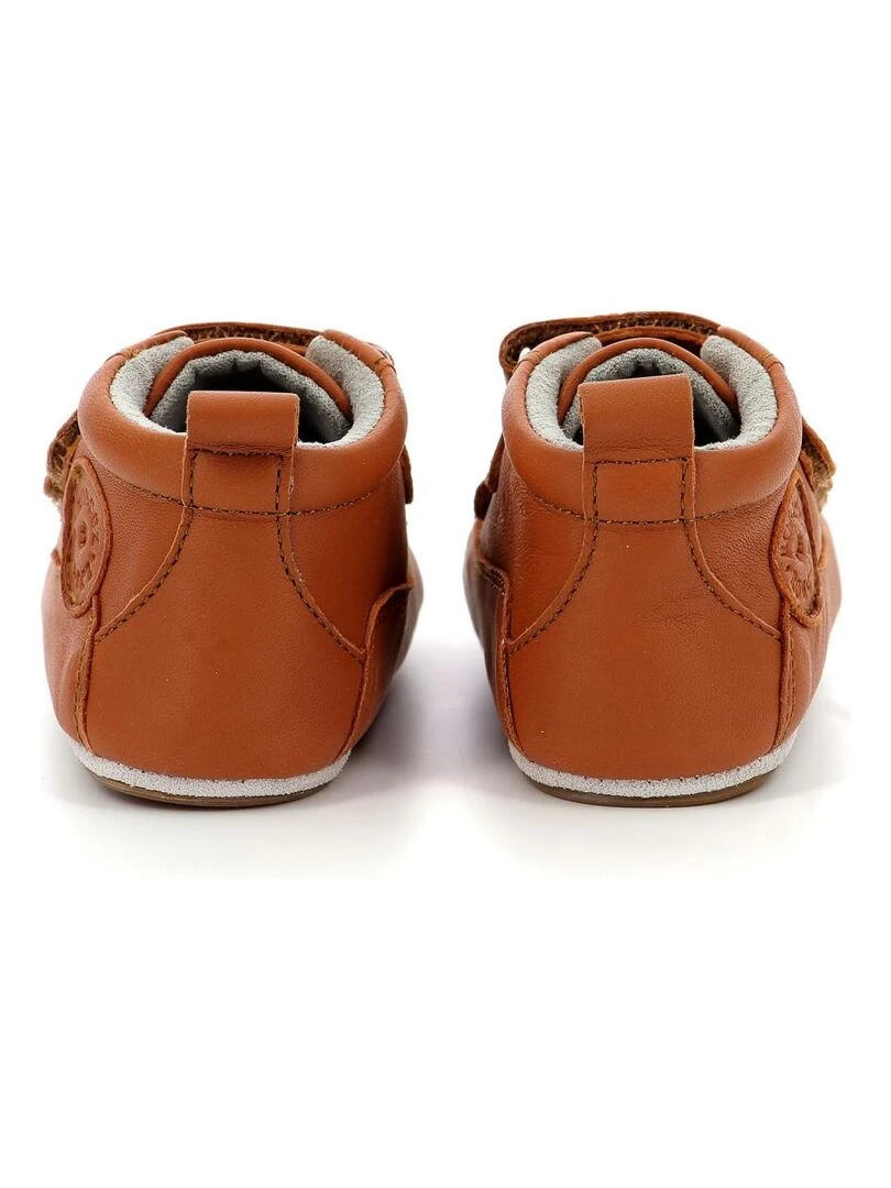 Chaussons Cuir Robycratch   Marron