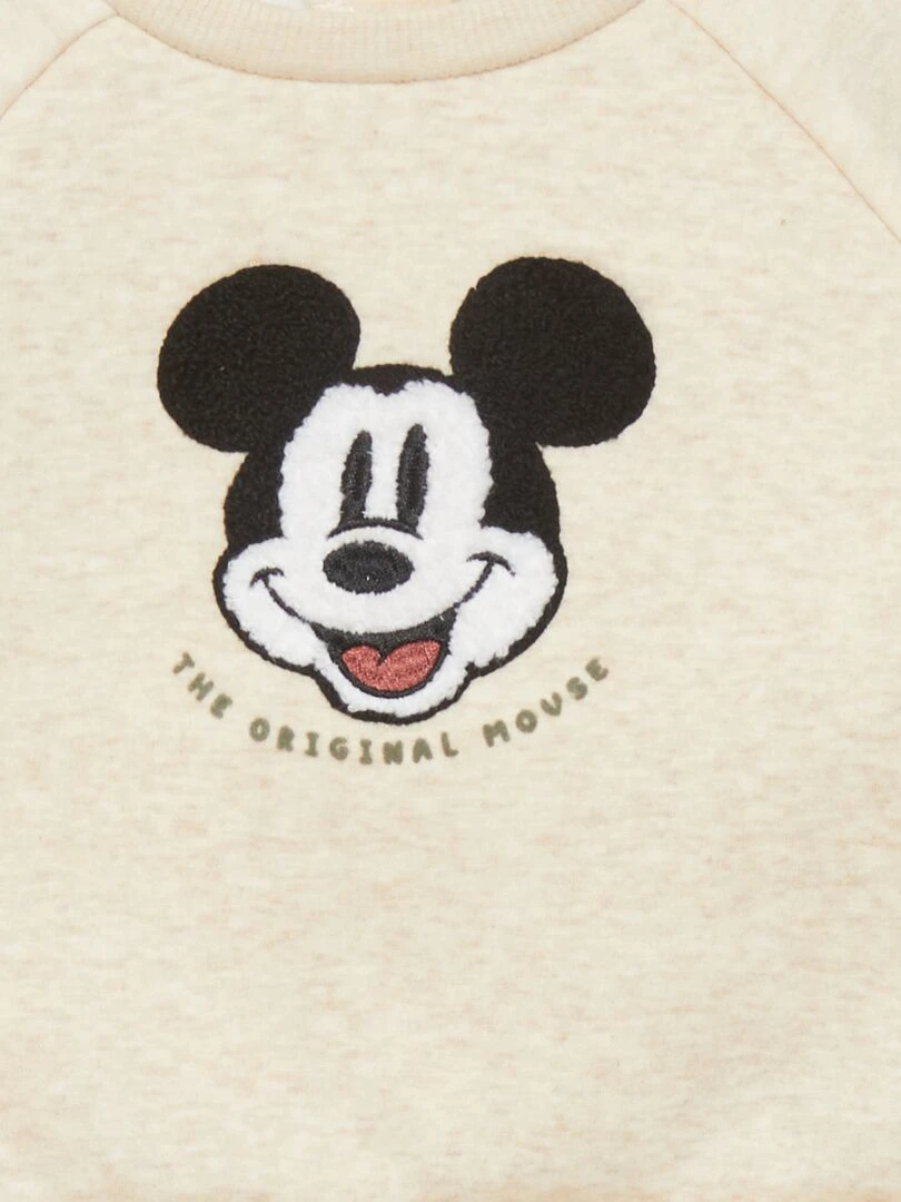 Sweat en molleton 'Disney' Beige
