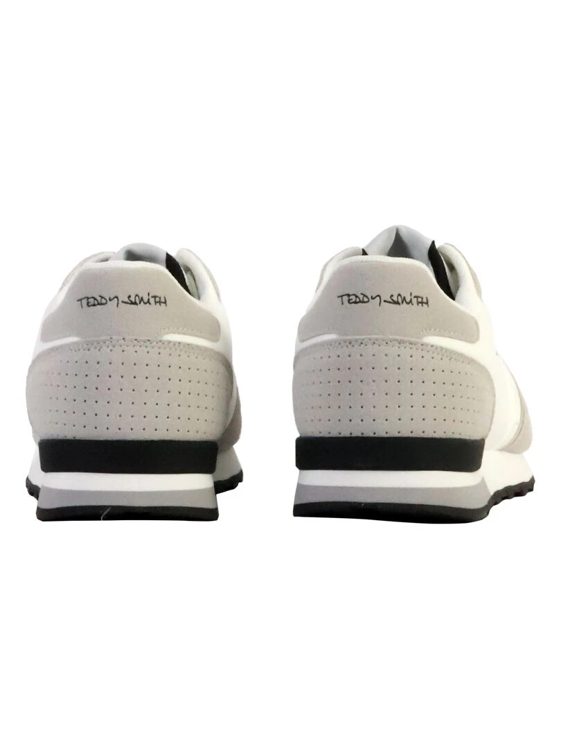 Basket à Lacets Teddy Smith   Blanc