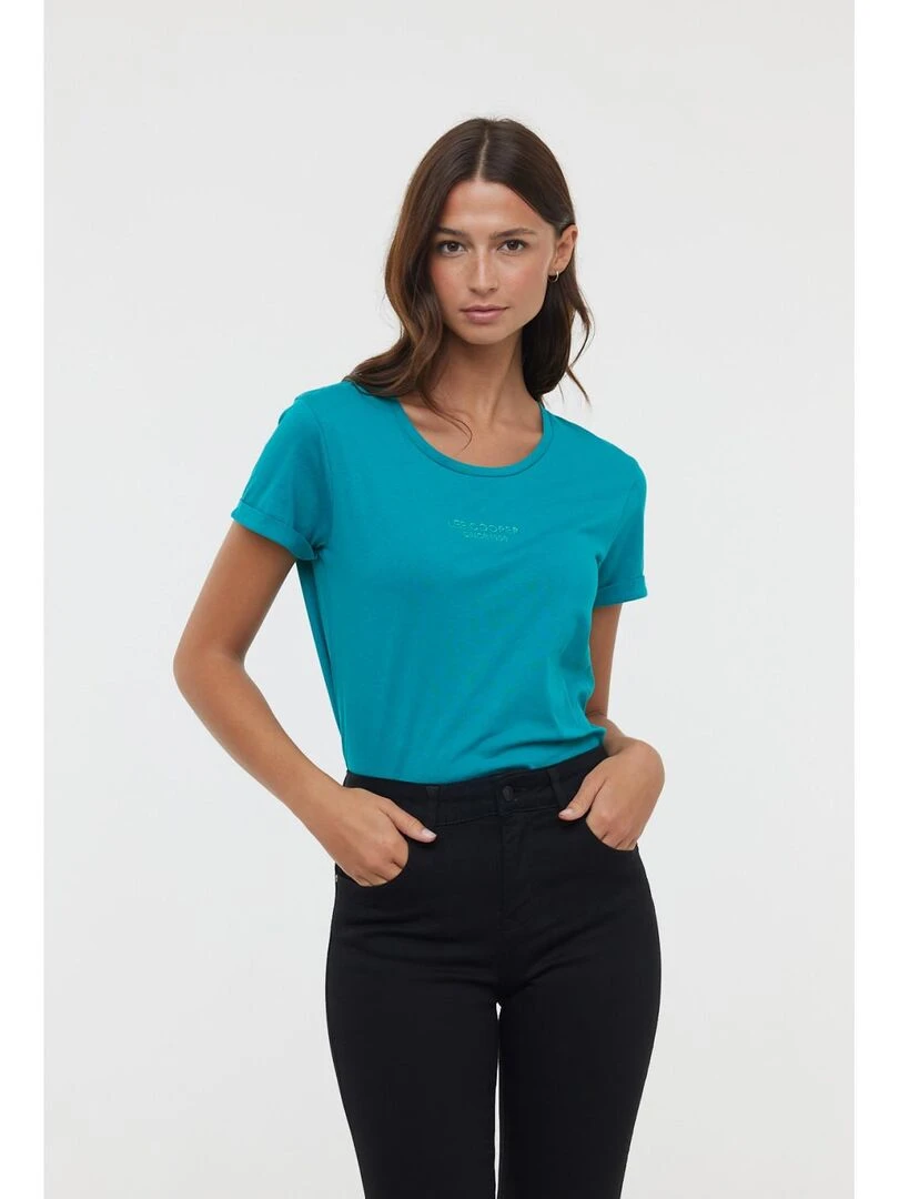 Lee Cooper T Shirt coton ARARI MC Gris