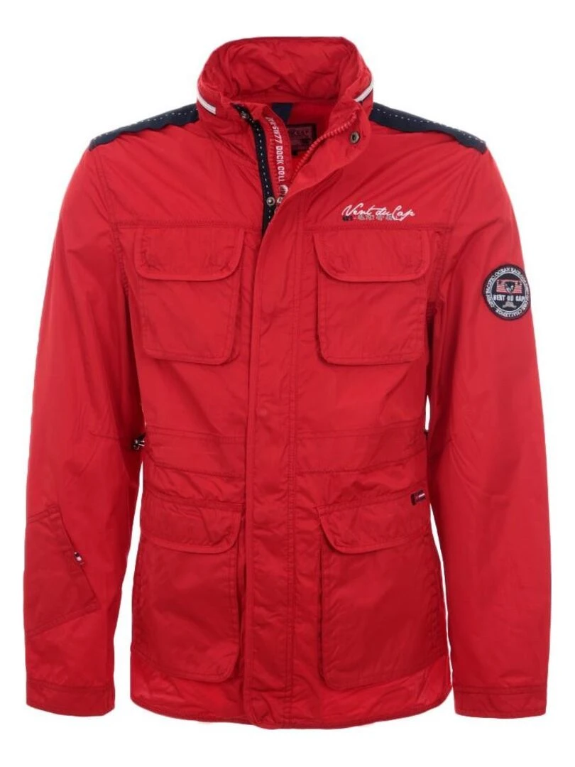 Parka légère homme CLOVARI VENT DU CAP Rouge