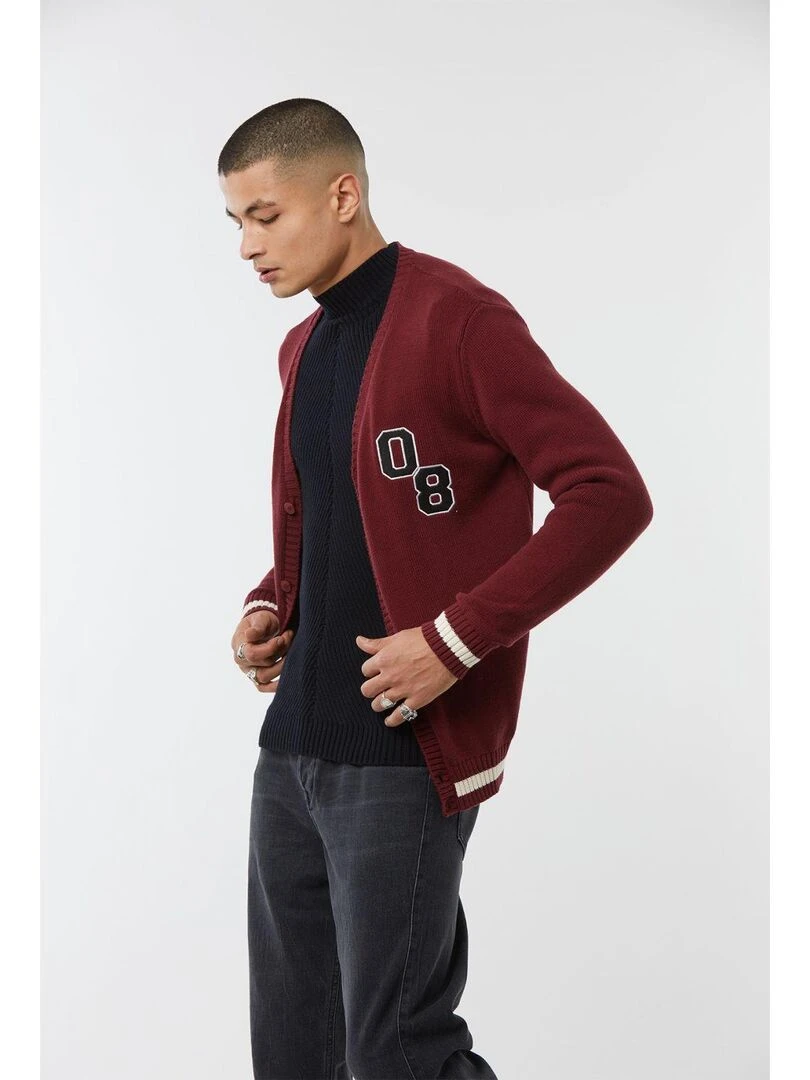 Lee Cooper Pull coton CAMDEN Rouge