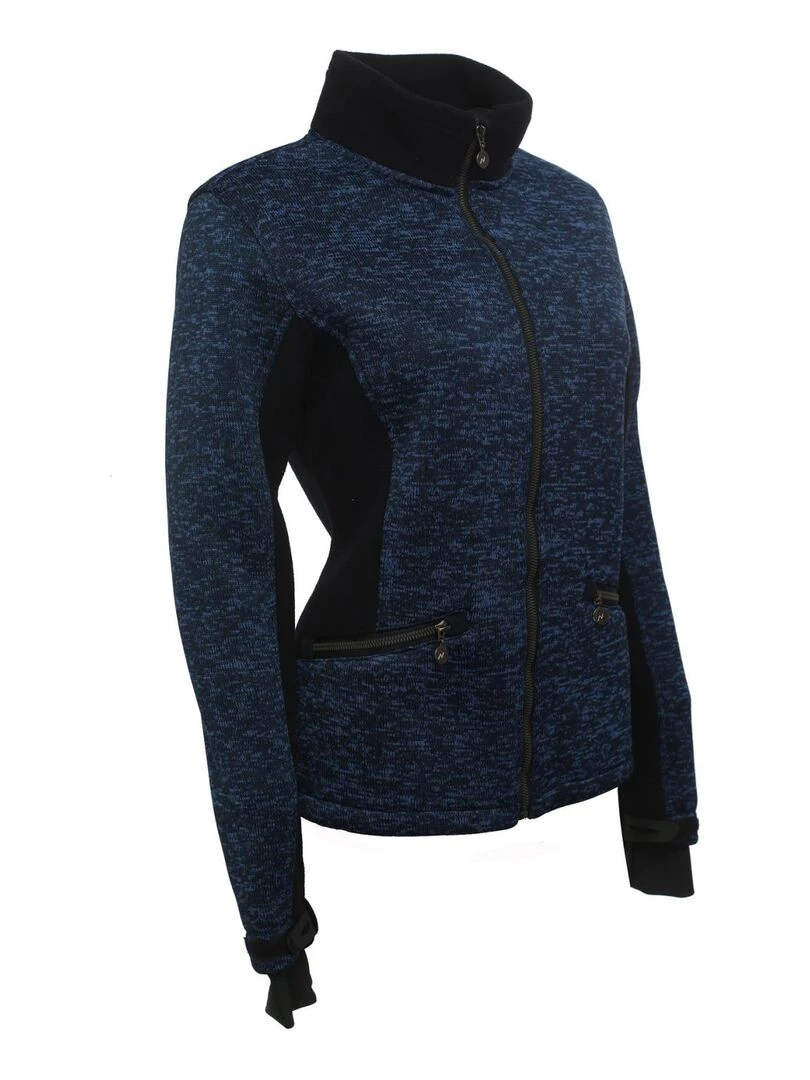 Blouson polaire femme ATMOS   Bleu marine