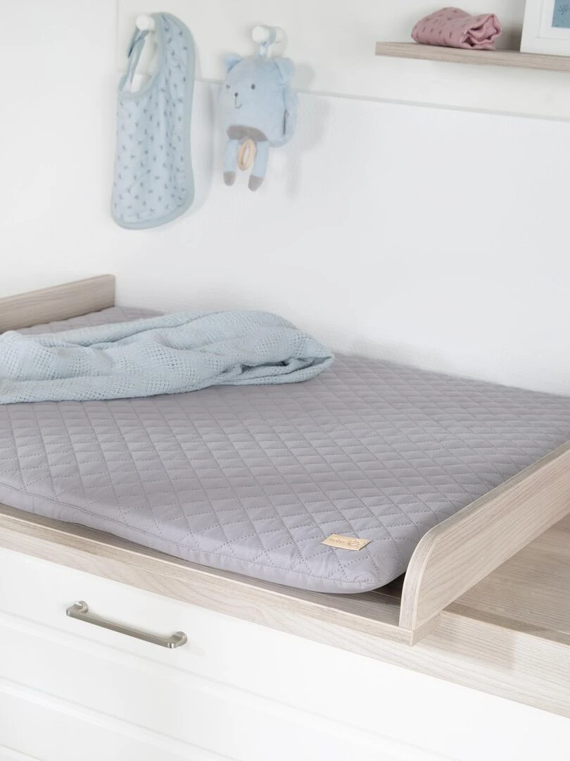 ROBA Matelas À Langer "roba Style" 85x75 Gris Argenté Gris
