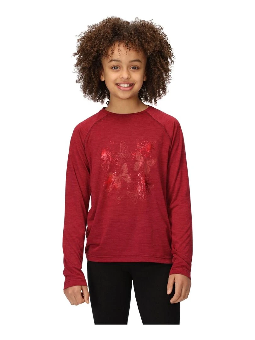 Regatta   T shirt BURNLEE   Rouge foncé