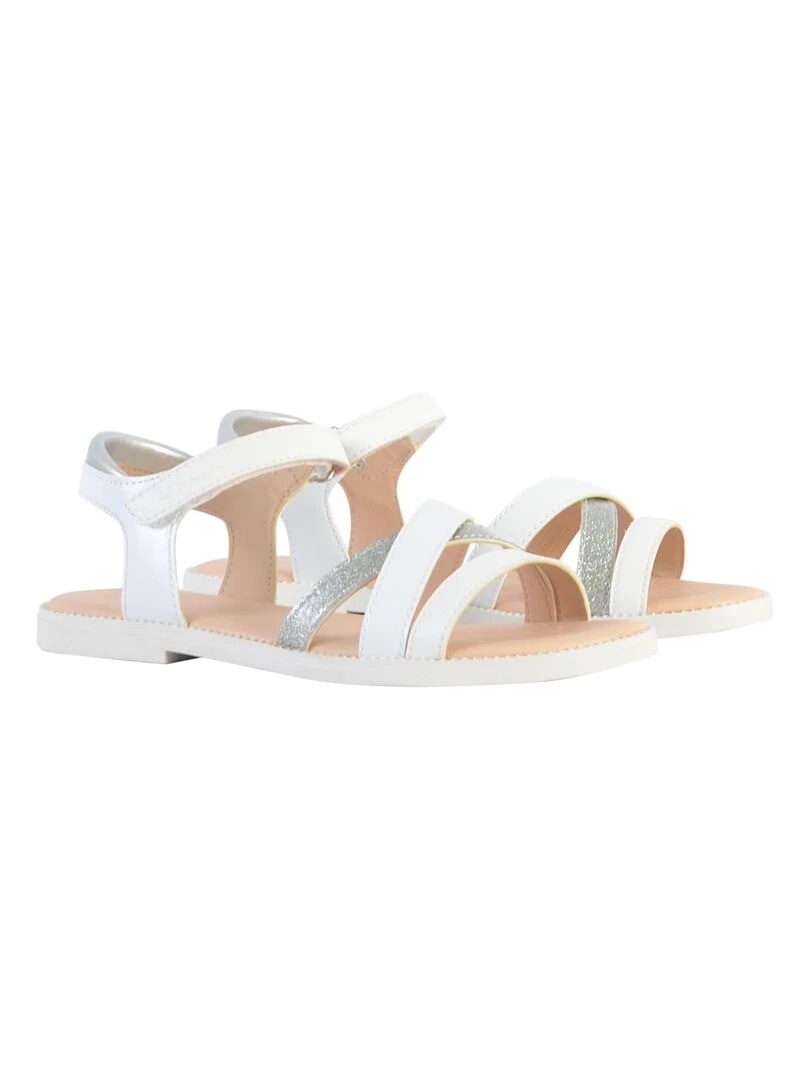 Sandale Enfant Geox Karly   Blanc
