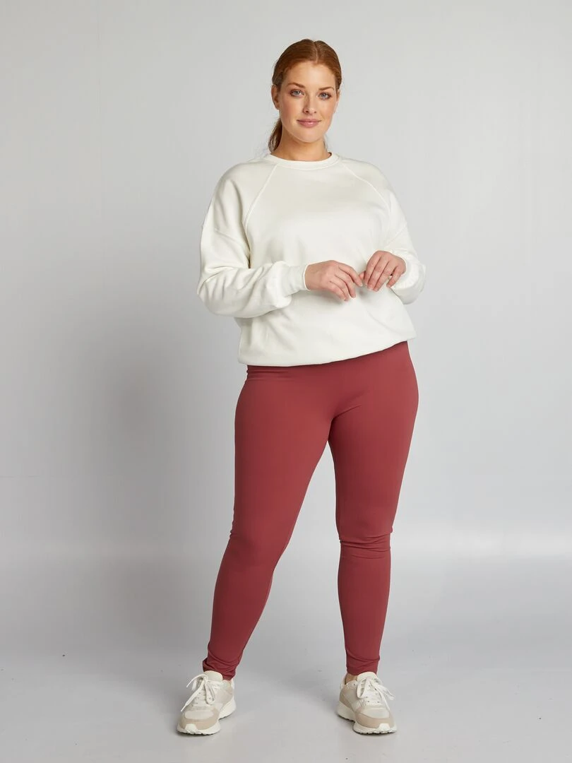 Legging de sport en néoprène Rouge