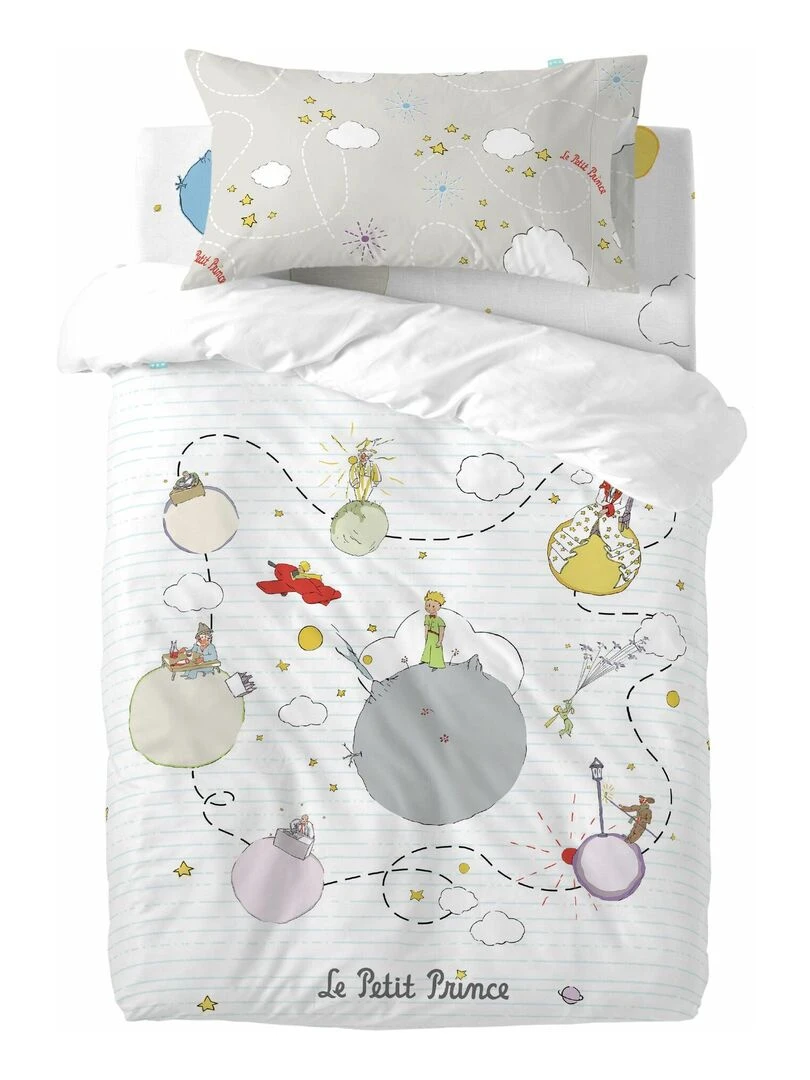 Taie d'oreiller Voyageur "Happyfriday" Multicolore