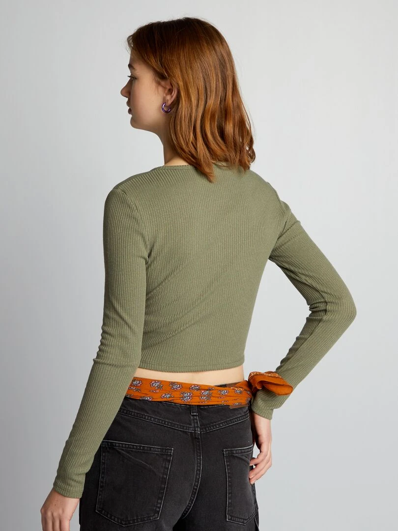 T shirt court   Vert