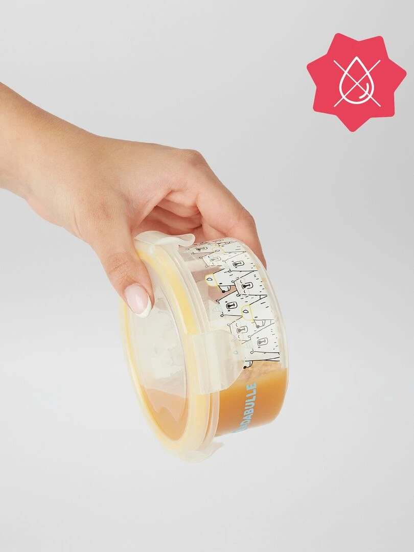 Lot de 3 pots de conservation 'Badabulle'   Blanc